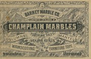 Illustrated catalogue of Champlain marbles by Vt.) Barney Marble Co. (Swanton