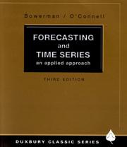 Cover of: Forecasting and Time Series: An Applied Approach (Forecasting & Time)