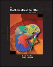 Cover of: The Mathematical Palette (with BCA/iLrn Tutorial and InfoTrac ) (Advantage Series) by Ronald Staszkow, Robert Bradshaw