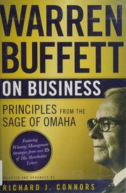 Cover of: Warren Buffett on business: principles from the sage of Omaha