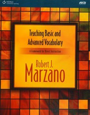 Cover of: Teaching basic and advanced vocabulary: a framework for direct instruction