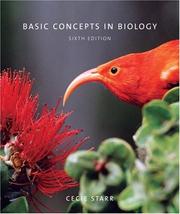 Cover of: Basic concepts in biology