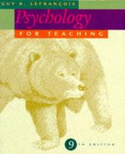 Cover of: Psychology for teaching