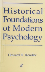 Cover of: Historical foundations of modern psychology