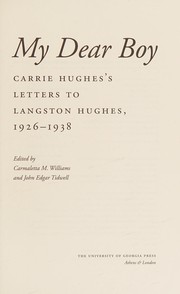 Cover of: My dear boy by Carrie Hughes