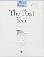 Cover of: The first year