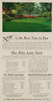 Cover of: Now is the best time to sow