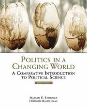Cover of: Politics in a changing world: a comparative introduction to political science