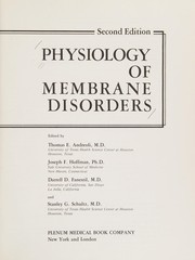 Cover of: Physiology of membrane disorders