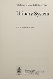 Urinary System (Monographs of Pathology of Laboratory Animals) by Thomas C. Jones