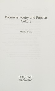 Cover of: Women's poetry and popular culture
