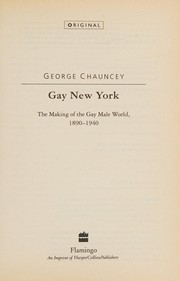 Cover of: Gay New York by George Chauncey