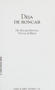 Cover of: Deja de Roncar