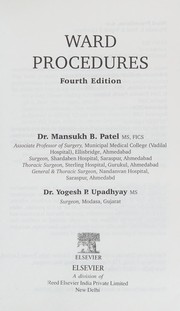 Ward procedures by Mansukh B. Patel