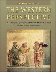 Cover of: The Western Perspective: Prehistory to the Enlightenment, Volume 1: To 1715 (with InfoTrac®)
