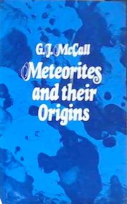 Cover of: Meteorites and their origins