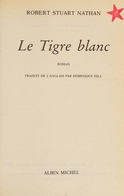 Cover of: Le Tigre blanc