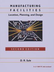 Manufacturing facilities by D. R. Sule