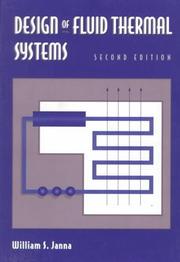 Design of fluid thermal systems by William S. Janna