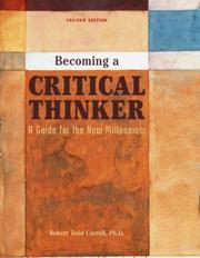 Cover of: Becoming a Critical Thinker: A Guide for the New Millennium, Second Edition