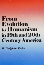 Cover of: From Evolution to Humanism in 19th and 20th Century America