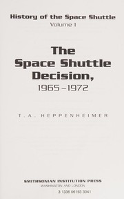 Cover of: History of the space shuttle