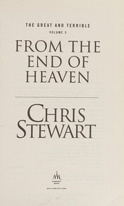 Cover of: From the end of heaven