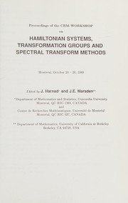 Cover of: Hamiltonian Systems, Transformation Groups and Spectral Transform Methods