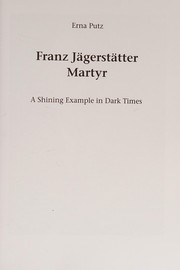 Franz Jägerstätter - martyr by Erna Putz
