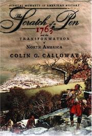 Cover of: The scratch of a pen by Colin G. Calloway
