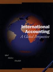 Cover of: International accounting: a global perspective