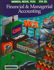 Financial & managerial accounting by Carl S. Warren