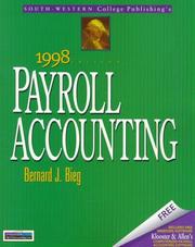 Cover of: Payroll Accounting /1998
