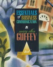 Essentials of business communication by Mary Ellen Guffey