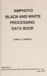 Cover of: Amphoto black-and-white processing data book
