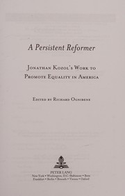 A persistent reformer by Richard Ognibene