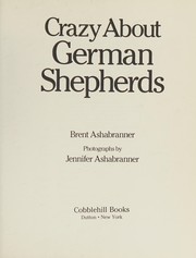 Cover of: Crazy about German shepherds