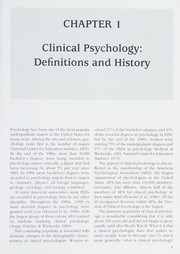 Cover of: Introduction to clinical psychology