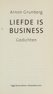 Cover of: Liefde is business: gedichten