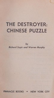 Cover of: The Destroyer: Chinese Puzzle #3