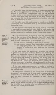 Agriculture (Safety, Health and Welfare Provisions) Act, 1956 by Great Britain