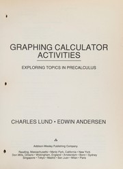 Cover of: Graphing Calculator Activities: Exploring Topics in Precalculus