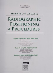 Cover of: Merrill's atlas of radiographic positioning & procedures