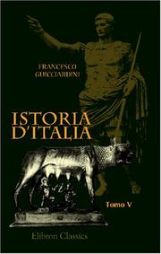 Cover of: Istoria d'Italia: Tomo 5