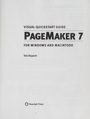 Cover of: PageMaker 7 for Windows and Macintosh