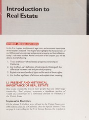 Cover of: California real estate principles