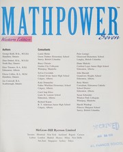 Cover of: Mathpower seven