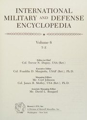 International military and defense encyclopedia by Trevor Nevitt Dupuy