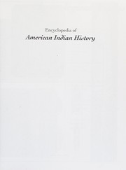 Cover of: Encyclopedia of American Indian history