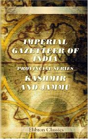 Cover of: Imperial gazetteer of India: Kashmir and Jammu
